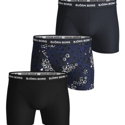 Men's Boxers Bj_rn Borg BB Ditsy Flower Sammy Shorts - total eclipse