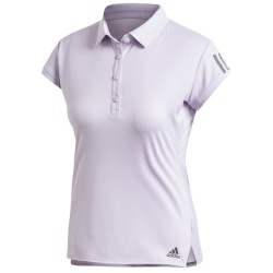 Women's polo T-shirt Adidas Club 3-Stripes Polo W - purple tint/grey six