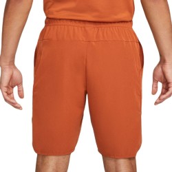 Men's shorts Nike Court Dri-Fit Advantage Short 9in - dark russet/white