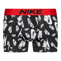 Men's Boxers Nike Dri-Fit Essential Micro Trunk 1P - black shoebox print/uni red