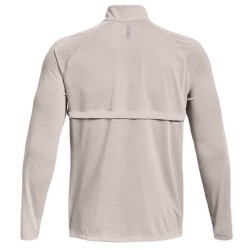 Men's long sleeve T-shirt Men's UA Streaker Run 1/2 Zip - ghost gray/reflective