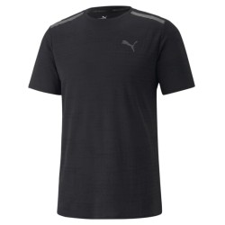 Men's T-shirt Puma Train Jacquard Short Sleeve Tee - puma black