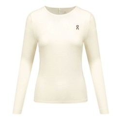 Women's long sleeve T-shirt ON The Roger Merino Long-T - undyed/white
