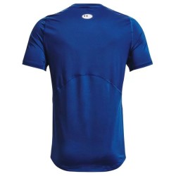 Men's T-shirt Under Armour Men's HeatGear Armour Fitted Short Sleeve M - tech blue/white
