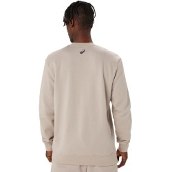 Men's Jumper Asics Sweat Shirt - moonrock/graphite grey