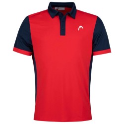 Men's Polo T-shirt Head Davies Polo Shirt M - red/dark blue