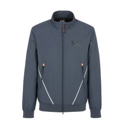 Men's jacket EA7 Man Woven Bomber Jacket - night blue