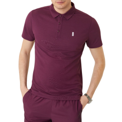 Men's Polo T-shirt Bj_rn Borg Ace Polo - grape wine