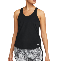 Women's top Nike Dri-FIT One Breathe Tank - black/white