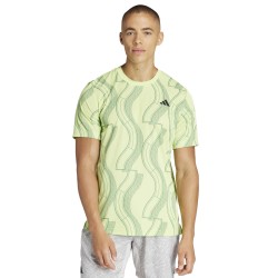 Men's T-shirt Adidas Club Graphic T-Shirt - pulse lime/preloved green