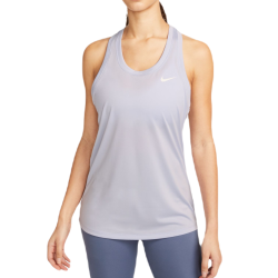 Women's top Nike Dri-Fit Racerback Tank - oxygen purple/white