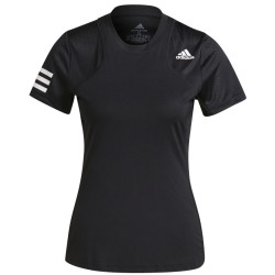 Women's T-shirt Adidas Primegreen Aeroready Club Tee - black/white