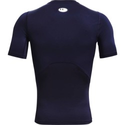 Men's T-shirt Under Armour Men's HeatGear Armour Short Sleeve - midnight navy/white