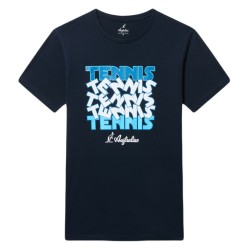 Men's T-shirt Australian Cotton Tennis T-Shirt - blu navy