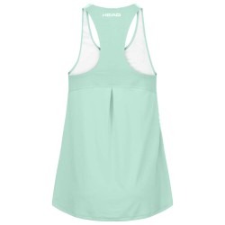 Girls' T-shirt Head Agility Tank Top - pastel green/print vision