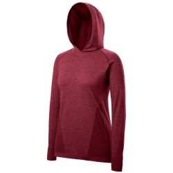 Women's jumper Wilson W F2 Seamless Hoody - tibetan red/tawny