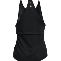 Women's top Under Armour Women's UA Streaker Run Tank - black/reflective