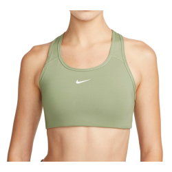 Women's bra Nike Swoosh Bra Pad - oil green/white