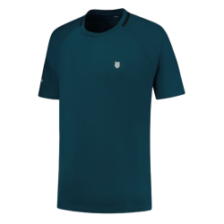 Men's T-shirt K-Swiss Tac Hypercourt Double Crew 2 - blue opal
