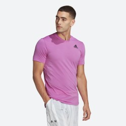 Men's T-shirt Adidas Tennis New York Tee - semi pulse lilac