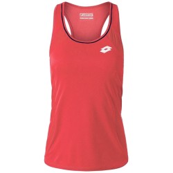 Women's top Lotto Squadra W Tank PL - red flue