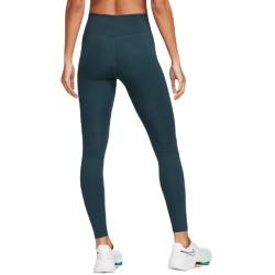 Women's leggings Nike One Dri-Fit Mid-Rise Tight - deep jungle/white