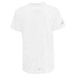 Boys' t-shirt Babolat Play Polo Boy - white/white