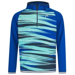 Men's Jumper Head Topspin Hoodie - royal/print vision