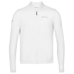 Boys' jumper Babolat Play Jacket Junior - white