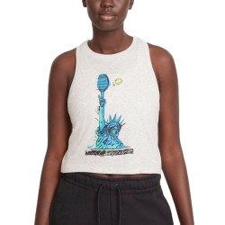 Women's top Nike Court Dri-Fit Tank NYC Liberty W - grey heather