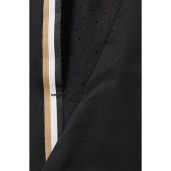 Men's shorts BOSS x Matteo Berrettini Signature Stripes And Logo Shorts - black