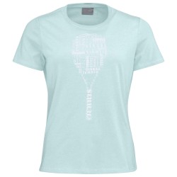 Women's T-shirt Head TYPO T-Shirt W - skyblue