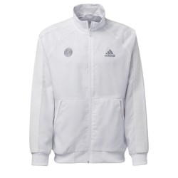 Men's Jumper Adidas Tennis Uniforia Jacket M - white/reflective silver/dash grey