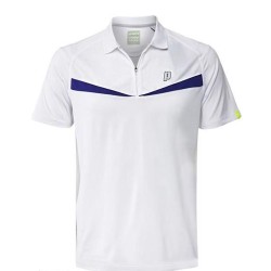 Boys' t-shirt Prince Half Zip Dart Panel Shirt - white