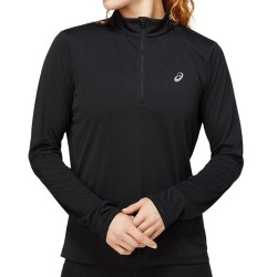 Women's long sleeve T-shirt Asics Core Long Sleeve 1/2 Zip Top W - performence black