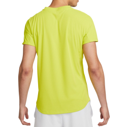 Men's T-shirt Nike Court Dri-Fit Advantage Rafa Top - bright cactus/white