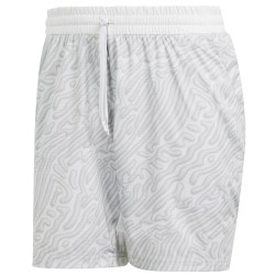 Men's shorts Adidas Tennis Heat.Rdy Pro Printed Ergo 7' Short - grey one/charcoal solid grey