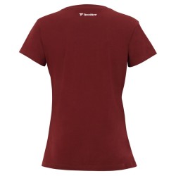 Women's T-shirt Tecnifibre Club Cotton Tee - cardinal