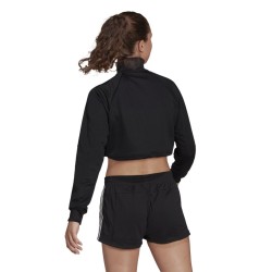 Women's long sleeve T-shirt Adidas Melbourne Match Shrug - black/white