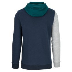 Men's Jumper Fila Sweathoody Jacob - navy/deep teal/light grey melange