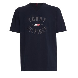 Men's T-shirt Tommy Varsity Graphic Short Sleeve Tee - desert sky