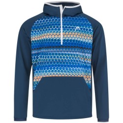 Men's Jumper Head Topspin Hoodie - dark blue/print