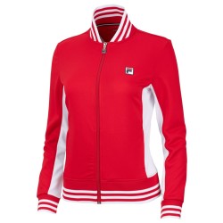 Women's jumper Fila Jacket Georgia - fila red/white