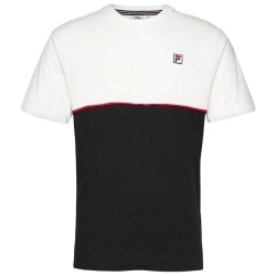 Men's T-shirt Fila Haverd Tee Men - blanc de blanc/black