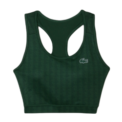 Women's bra Lacoste SPORT Printed Sports Bra - green