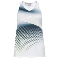 Girls' T-shirt Head Agility Tank Top - white/print perf