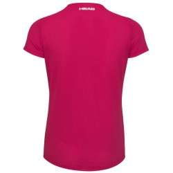 Women's T-shirt Head Tie-Break T-Shirt - mulberry/print vision