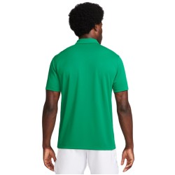 Men's Polo T-shirt Nike Court Dri-Fit Solid Polo - malachite/white