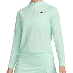 Women's long sleeve T-shirt Nike Court Dri-Fit Victory Top Long Sleeve - mint foam/black