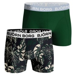 Boys' boxers Bj_rn Borg Core Boxer B 2P - green/print